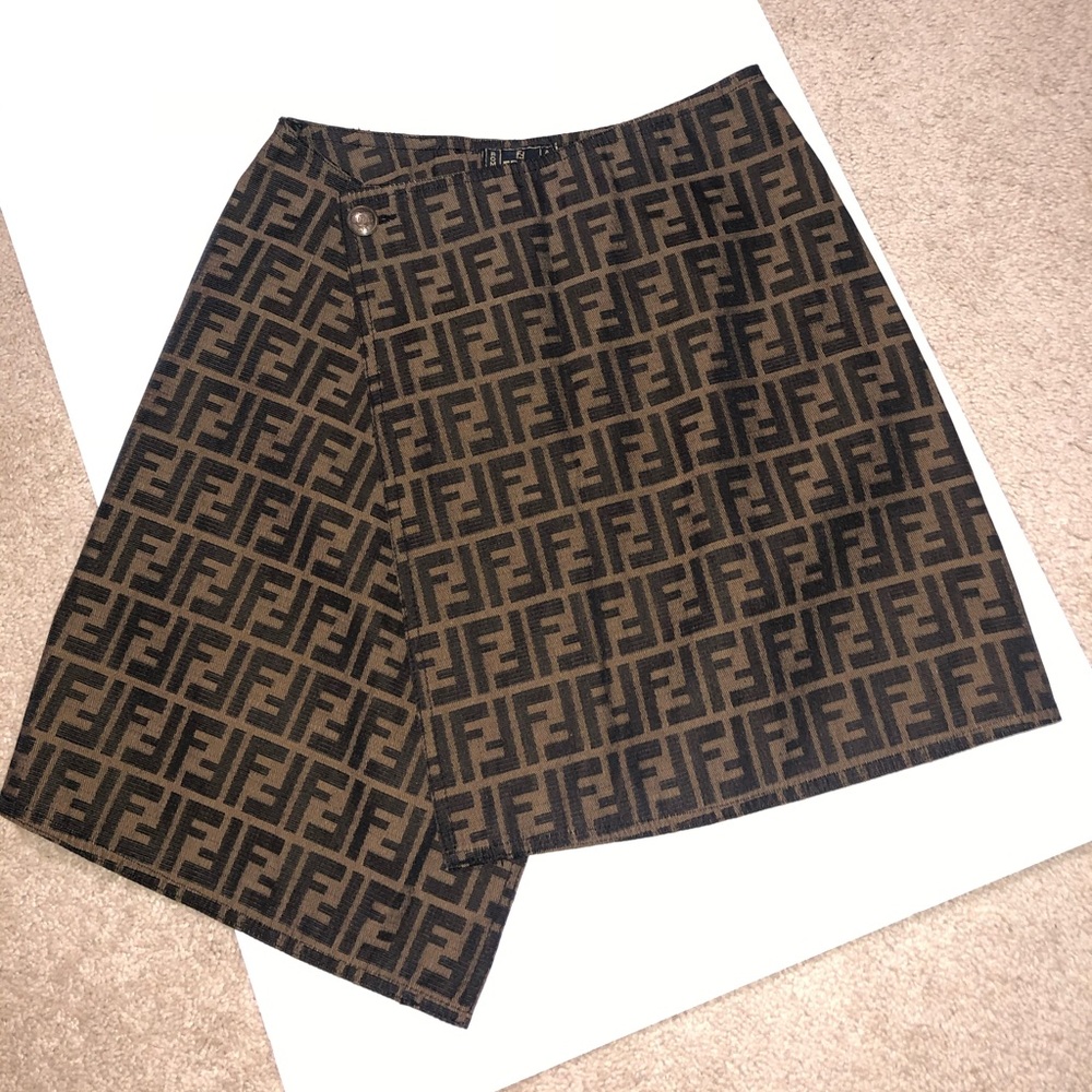 Fendi monogram skirt